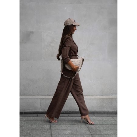 Damen-Umhängetasche in Beige aus Nylon – Peterson