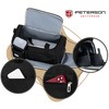Schwarze Sport-Reisetasche aus Polyester mit Schultergurt – Peterson