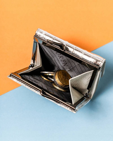 Elegantes Damen Portemonnaie mit Bügel- und Druckknopf – Lorenti