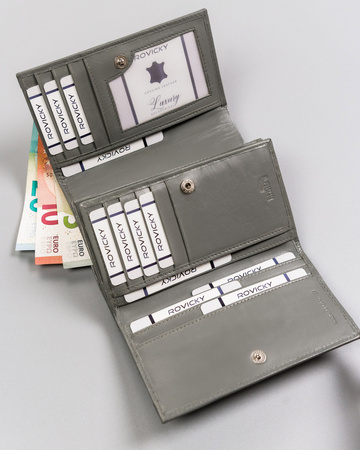 Große Damen Geldbörse aus Rindsleder – Cavaldi