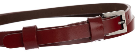 Damen Gürtel schmal aus Leder mit Schnalle, ideal für Kleider – Rovicky