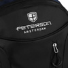 Wanderrucksack aus Polyester in Marineblau-Schwarz – Peterson