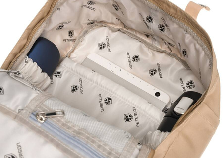 Städtischer, geräumiger Rucksack aus Polyester – Peterson