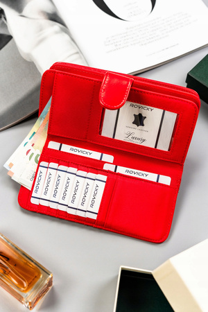 Geräumige große Damen Geldbörse aus Öko-Leder – 4U Cavaldi