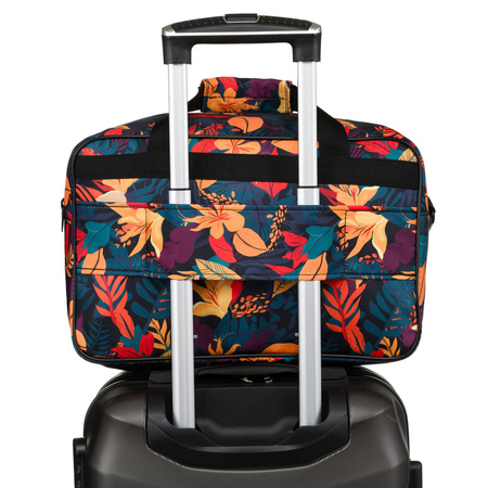 Mehrfarbige, leichte Reisetasche aus strapazierfähigem Polyester mit USB-Anschluss – Rovicky