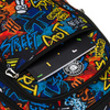 Peterson Jugendlicher Rucksack für die Schule aus Polyester mit einem Graffiti-Muster