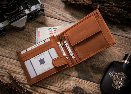 Große Herren Geldbörse aus Leder – Always Wild