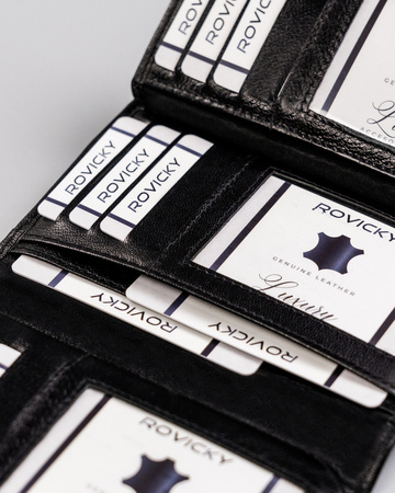 Elegante Damen Geldbörse aus Echtleder – Rovicky