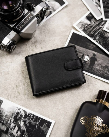 Geschenkset: Herren Geldbörse aus Leder und Schlüsselanhänger – Rovicky