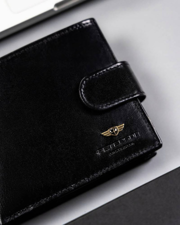 Elegante Herren-Geldbörse aus Naturleder – Peterson