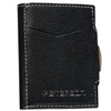 Kleine Herren Geldbörse hochformat schwarz aus Leder mit Druckknopf – Peterson