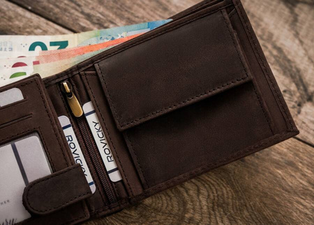 Große Herren Geldbörse aus Leder – Always Wild