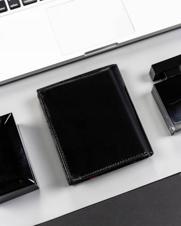 Herren Geldbörse Hochformat aus Echtleder – Rovicky