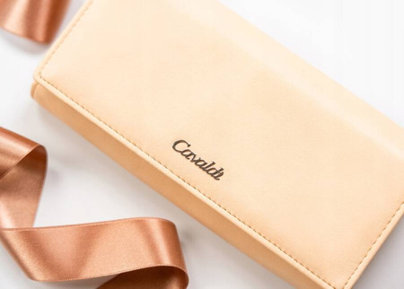 Elegante Damen Geldbörse mit Bügelverschluss und Druckknopf – 4U Cavaldi