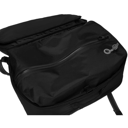 Reiserucksack in Schwarz mit Vakuumfach und USB-Anschluss – Peterson