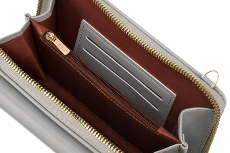 Mini Damen Umhängetasche mit Geldbörsenfunktion und abnehmbarem Riemen – 4U Cavaldi