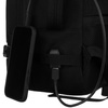 Reise-Rucksack aus Polyester in Schwarz, ideal für Handgepäck – Peterson