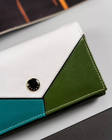 Mittelgroße Damen Geldbörse aus Echtleder – Peterson