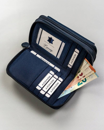 Große, horizontale Damen Geldbörse aus Öko-Leder – 4U Cavaldi