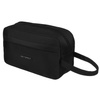 Schwarze Herren Reisekosmetiktasche aus Polyester mit Reißverschluss – Peterson