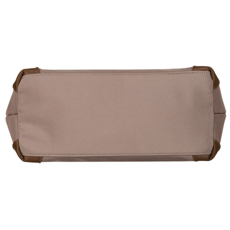 Beige Damen-Shopper mit Henkeln und abnehmbarem Gürtel - Peterson
