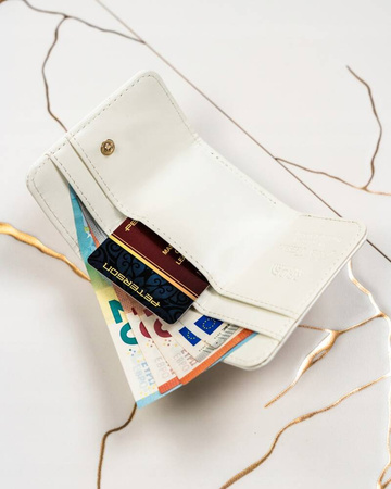 Elegante Damen Geldbörse aus lackiertem Öko-Leder – Peterson