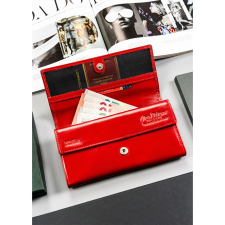 Damen Geldbörse mit RFID-Schutz aus Echtleder – Peterson