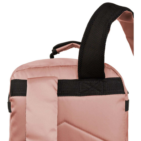 Geräumiger, reisetauglicher Kabinenrucksack mit USB in Rosa – Peterson