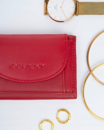 Kleine Damen Geldbörse aus echtem Leder – Rovicky