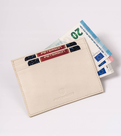 Dokumenten- und Geldschein-Etui aus Leder – Peterson