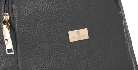 Geräumiger Damen Rucksack aus Öko-Leder – Peterson