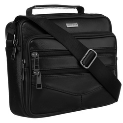 Herren Umhängetasche aus Leder für die Arbeit – Rovicky