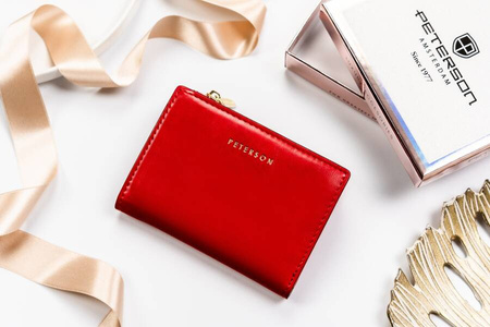 Kleine Damen Geldbörse aus Öko-Leder – Peterson