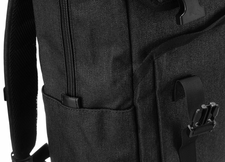 Großer Rucksack mit Laptopfach und USB-Anschluss – David Jones