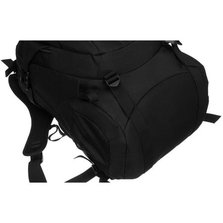 Schwarzer, militärischer Rucksack mit Kompressionsriemen – Peterson