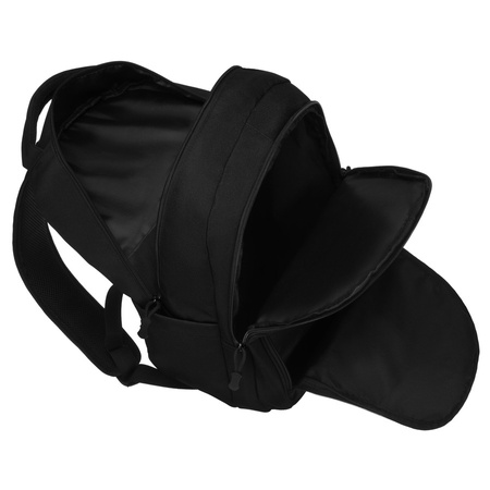 Schulrucksack in Schwarz mit USB-Anschluss – Peterson