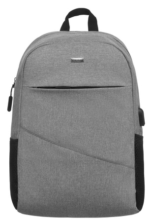 Großer Herren Rucksack mit USB-Anschluss und Laptopfach – Peterson