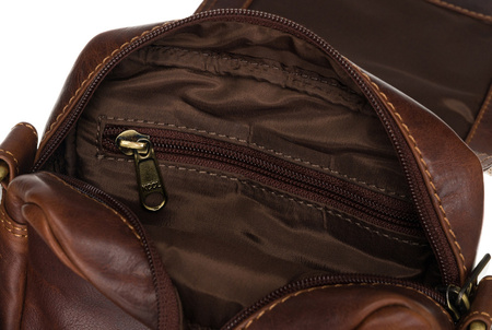 Kleine Herren Umhängetasche aus echtem Leder – Peterson