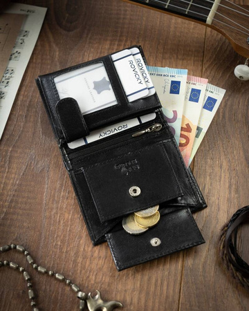 Herren Geldbörse aus echtem Leder mit RFID Protect – 4U Cavaldi