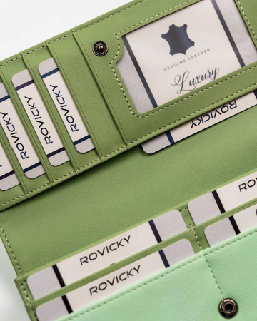 Große Damen Geldbörse Querformat aus Öko-Leder – 4U Cavaldi