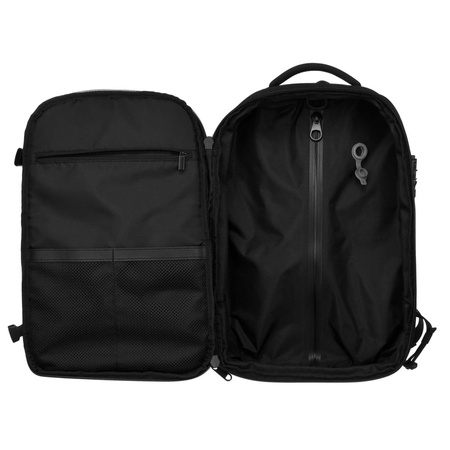 Geräumiger schwarzer Reiserucksack mit Vakuumfach & Laptopfach – Peterson