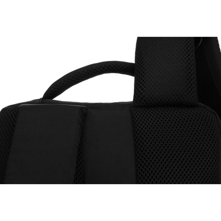 Schwarzer Reise-Rucksack aus Polyester, ideal als Handgepäck - Peterson