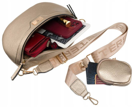 Geräumige Damen Gürteltasche mit breitem Gurt und zusätzlicher Geldbörse – Peterson