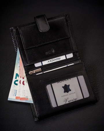 Herren Geldbörse mit RFID-Schutz aus echtem Leder – Rovicky