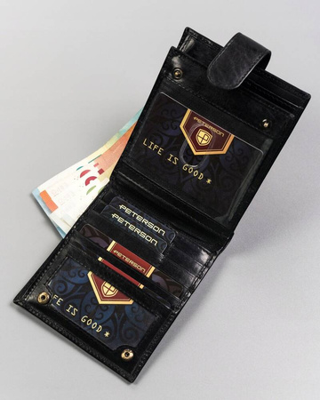 Große Herren Geldbörse aus echtem Leder – Peterson