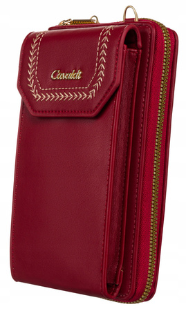 2-in-1 Handtasche-Geldbörse mit langem, abnehmbarem Riemen – 4U Cavaldi