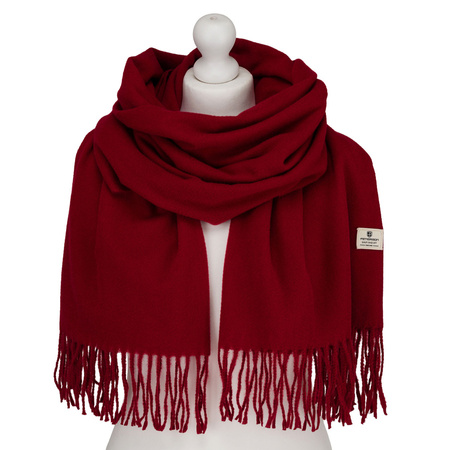 Eleganter, roter Damen-Schal aus Polyester - Peterson