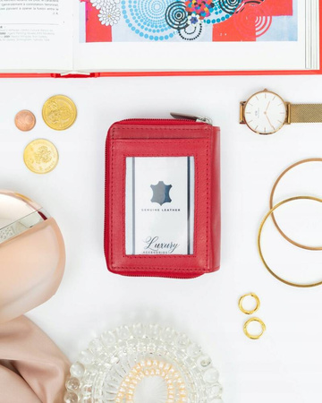 Vertikale Damen-Geldbörse aus Leder – Rovicky