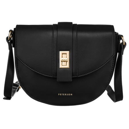 Halbmondförmige Damen Umhängetasche aus Öko-Leder – Peterson
