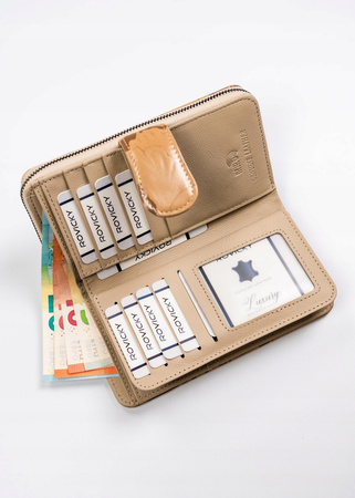 Damen Geldbörse aus Echt- und Öko-Leder – 4U Cavaldi